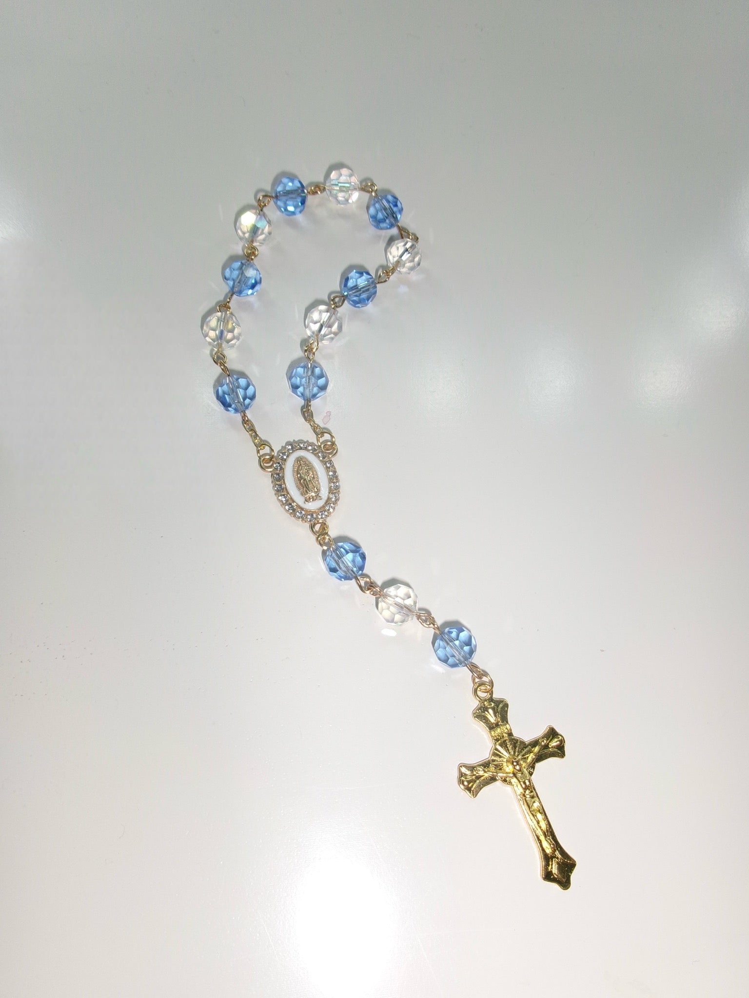 Crystal Blue Rosary
