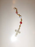 Peachy Diamond Keychain